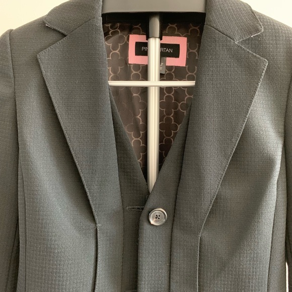 Pink Tartan Notched Lapel Blazer - Picture 3 of 9